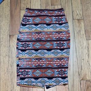 Tribal pencil skirt